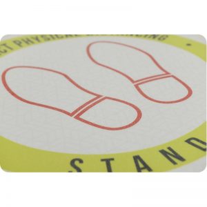 Floor Stickers - White/Yellow